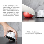 Original Xiaomi Youpin Huohou Küchen Mini Doppelrad-Messerschärfer, Doppelrad-Messerschärfer