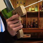 Metallummantelte Schaumkanone Champagnerflasche Spritzpistole Bar-Tool, Metallummantelt