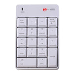 MC Saite SK-51AG 2-in-1 2,4-GHz-USB-Tastatur mit numerischem Tastenfeld und Mini-Taschenrechner für Laptop und Desktop-PC, SK-51AG