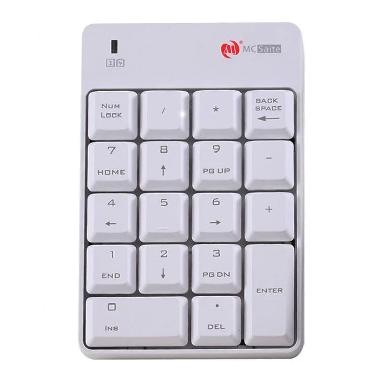 MC Saite SK-51AG 2-in-1 2,4-GHz-USB-Tastatur mit numerischem Tastenfeld und Mini-Taschenrechner für Laptop und Desktop-PC, SK-51AG