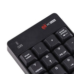 MC Saite SK-51AG 2-in-1 2,4-GHz-USB-Tastatur mit numerischem Tastenfeld und Mini-Taschenrechner für Laptop und Desktop-PC, SK-51AG