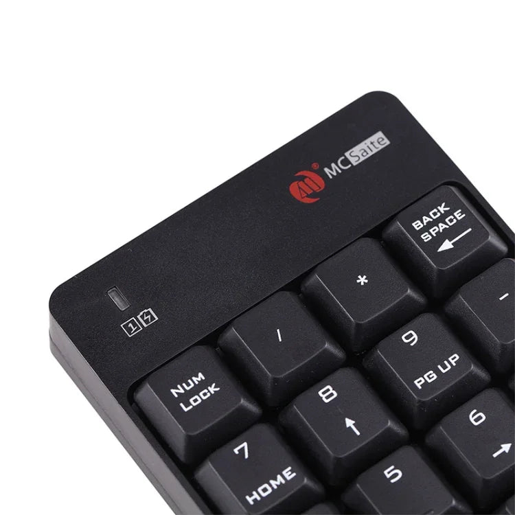 MC Saite SK-51AG 2-in-1 2,4-GHz-USB-Tastatur mit numerischem Tastenfeld und Mini-Taschenrechner für Laptop und Desktop-PC, SK-51AG
