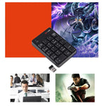 MC Saite SK-51AG 2-in-1 2,4-GHz-USB-Tastatur mit numerischem Tastenfeld und Mini-Taschenrechner für Laptop und Desktop-PC, SK-51AG