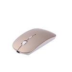 MC-008 Bluetooth 3.0 Akku-Ladefähige kabellose Maus für Laptops und Android-Mobiltelefone, MC-008 (Weiß), MC-008 (Gold)