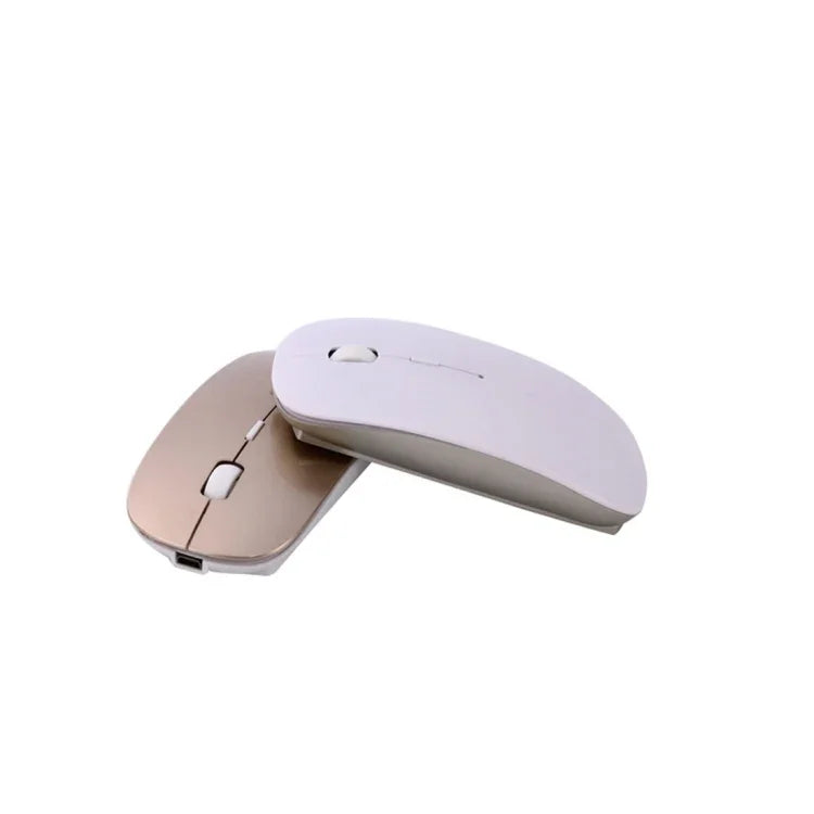 MC-008 Bluetooth 3.0 Akku-Ladefähige kabellose Maus für Laptops und Android-Mobiltelefone, MC-008 (Weiß), MC-008 (Gold)