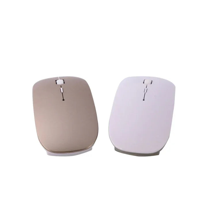 MC-008 Bluetooth 3.0 Akku-Ladefähige kabellose Maus für Laptops und Android-Mobiltelefone, MC-008 (Weiß), MC-008 (Gold)