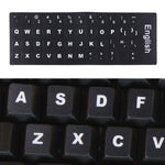 Tastaturfolien-Abdeckung, selbstklebende englische Tastaturaufkleber für Laptop-Notebook-Computer-Tastatur, Englisch
