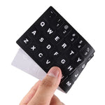 Tastaturfolien-Abdeckung, selbstklebende englische Tastaturaufkleber für Laptop-Notebook-Computer-Tastatur, Englisch