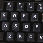 Tastaturfolien-Abdeckung, selbstklebende englische Tastaturaufkleber für Laptop-Notebook-Computer-Tastatur, Englisch