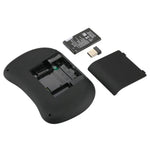 2,4-GHz-Mini-i8-Funk-QWERTY-Tastatur mit farbiger Hintergrundbeleuchtung, Touchpad und Multimedia-Steuerung für PC, Android-TV-Box, Xbox Player, Smartphones; farbige Hintergrundbeleuchtung änderbar