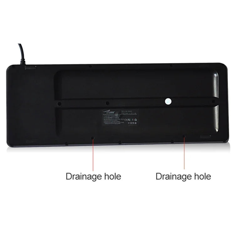 DS-8800 PS/2-Schnittstelle, spritzwassergeschützt, mit Lasergravur, einteiligem kabelgebundenem Touchpad, Länge: 1,5 m, DS-8800 PS/2