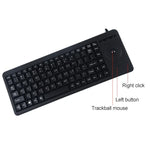 DS-8900 USB-Schnittstelle, spritzwassergeschützt, mit Lasergravur, einteilige kabelgebundene Trackball-Tastatur, Länge: 1,5 m, DS-8900 USB