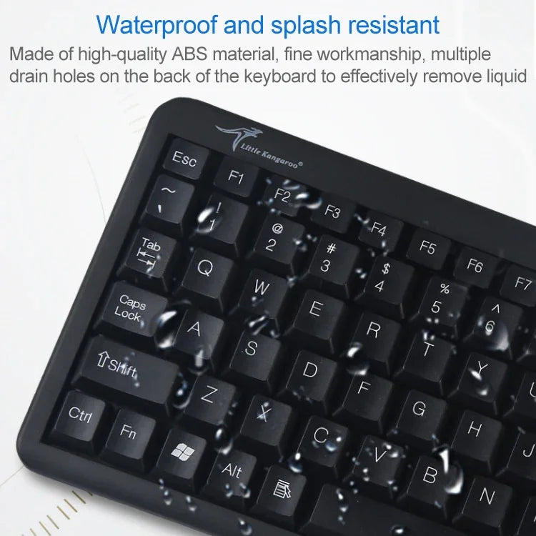 DS-8900 USB-Schnittstelle, spritzwassergeschützt, mit Lasergravur, einteilige kabelgebundene Trackball-Tastatur, Länge: 1,5 m, DS-8900 USB