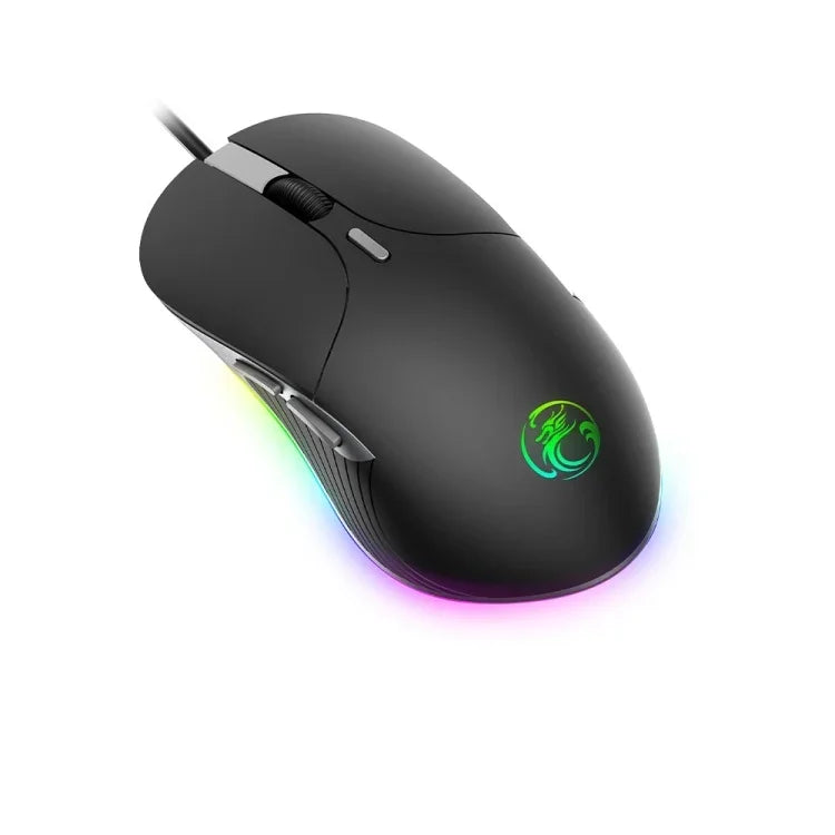 iMICE X6 Kabelgebundene Maus, 6-Tasten, farbenfrohe RGB-Gaming-Maus, X6