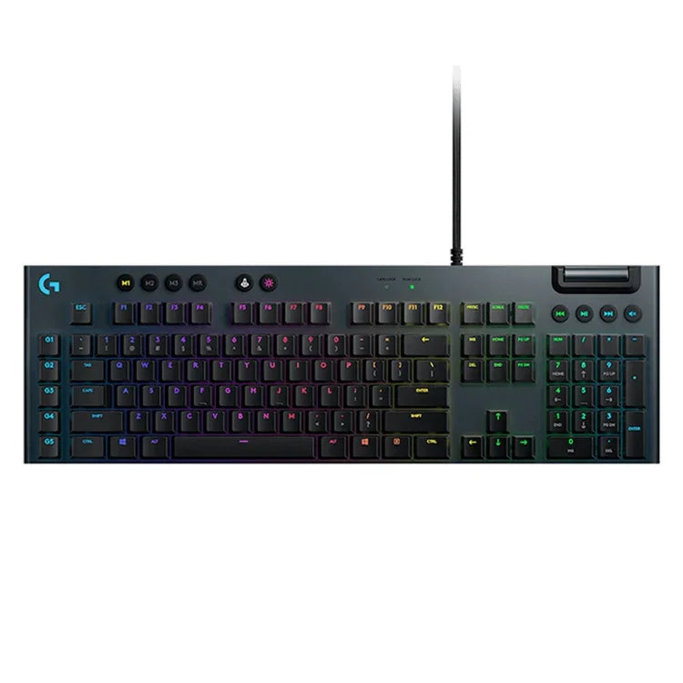 Logitech G813 RGB Mechanische Kabelgebundene Gaming-Tastatur (GL-Linear), Länge: 1,8 m, G813