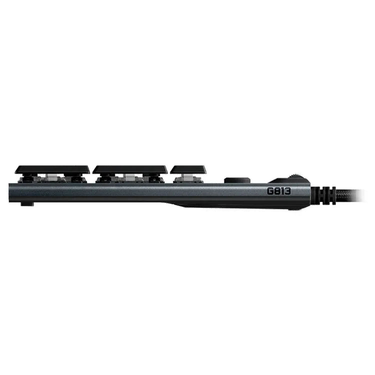 Logitech G813 RGB Mechanische Kabelgebundene Gaming-Tastatur (GL-Linear), Länge: 1,8 m, G813