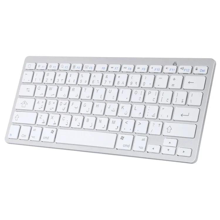 WB-8022 Ultra-thin Wireless Bluetooth Keyboard, Arabic Keys, Arabic Keys