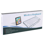 WB-8022 Ultradünne kabellose Bluetooth-Tastatur, deutsche Tasten, deutsche Tasten
