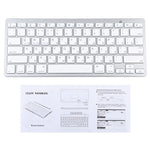 WB-8022 Ultradünne kabellose Bluetooth-Tastatur für iPad, Samsung, Huawei, Xiaomi, Tablet-PCs oder Smartphones, russische Tasten