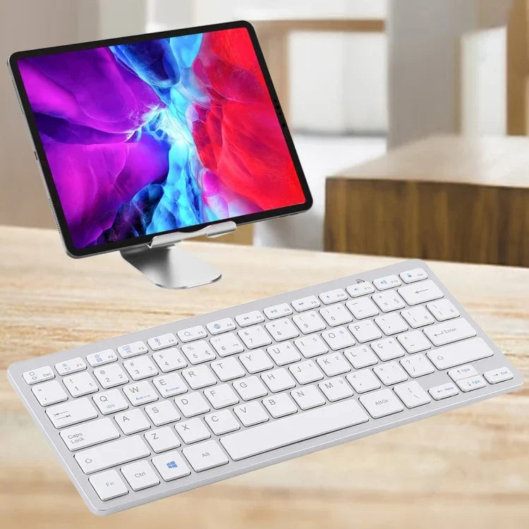 WB-8022 Ultradünne kabellose Bluetooth-Tastatur, portugiesische Tasten, portugiesische Tasten