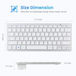 WB-8022 Ultradünne kabellose Bluetooth-Tastatur, portugiesische Tasten, portugiesische Tasten