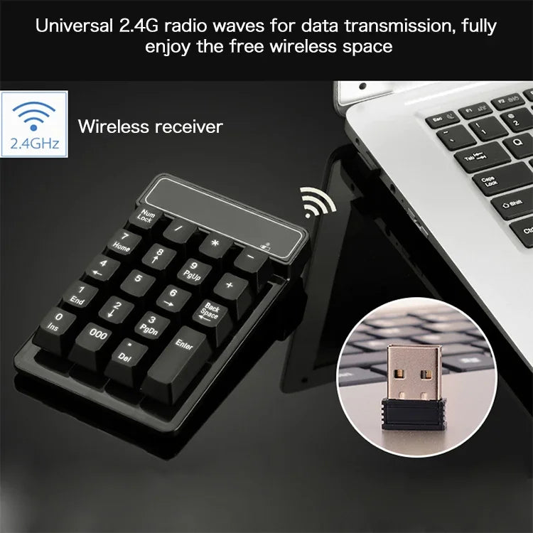 MC Saite 525RF 19-Tasten Drahtlose 2,4-GHz-Zifferntastatur