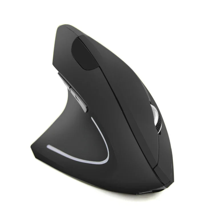 CM0093 Wiederaufladbare Version 2,4 GHz Kabellose optische Maus mit drei Tasten, Vertikalmaus für Linkshänder, Auflösung: 1000 DPI / 1200 DPI / 1600 DPI, Wiederaufladbare Version