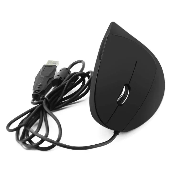 CM0093 Kabelgebundene 2,4-GHz-Vertikalmaus mit drei Tasten für Linkshänder, Auflösung: 1000 DPI / 1200 DPI / 1600 DPI, Kabellänge: 1,7 m