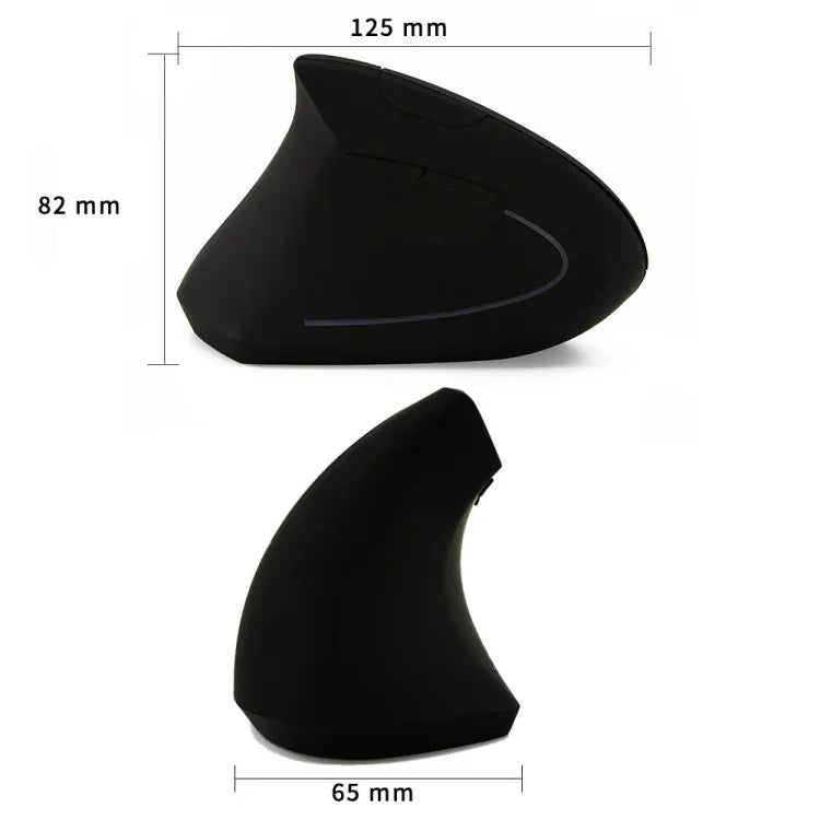 CM0093 Kabelgebundene 2,4-GHz-Vertikalmaus mit drei Tasten für Linkshänder, Auflösung: 1000 DPI / 1200 DPI / 1600 DPI, Kabellänge: 1,7 m