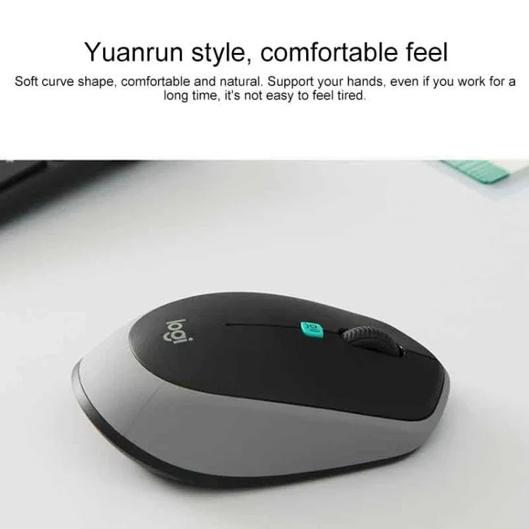 Logitech Voice M380 4-Tasten-Funkmaus mit intelligenter Spracheingabe, M380