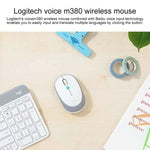 Logitech Voice M380 4-Tasten-Funkmaus mit intelligenter Spracheingabe, M380