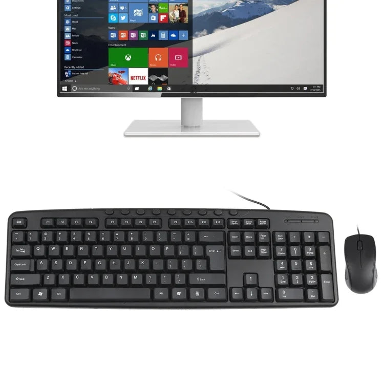 KB-8377 USB-Kabelgebundenes Tastatur-Maus-Set, KB-8377