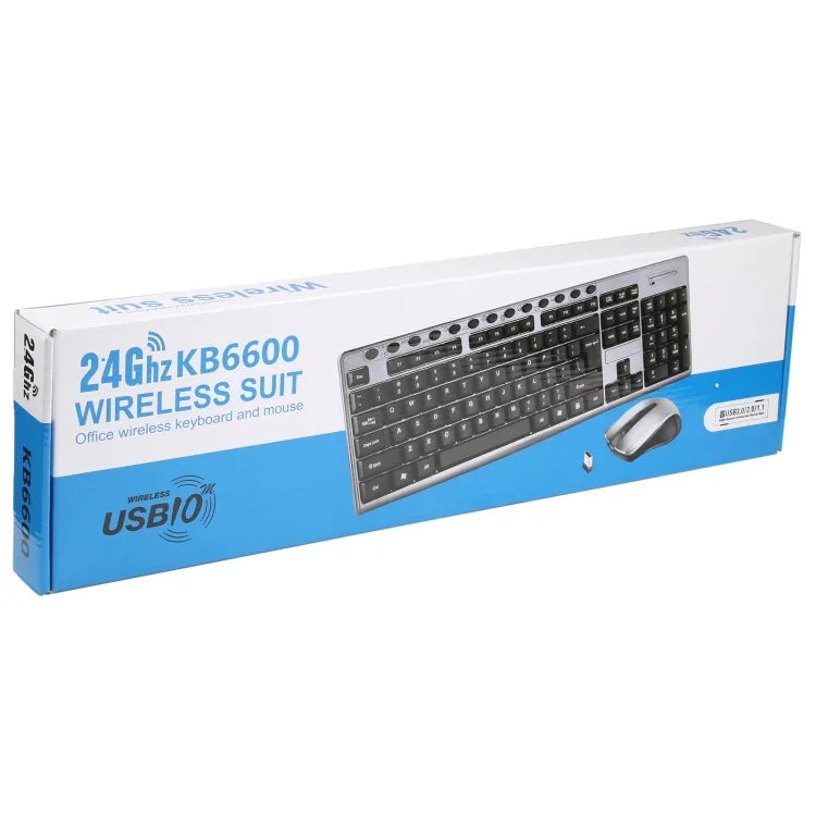 KB-6600 2,4-GHz-Büro-Tastatur-Maus-Set, wasserdicht