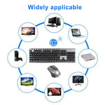 KB-6600 2,4-GHz-Büro-Tastatur-Maus-Set, wasserdicht