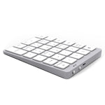 N960 Ultradünne, universelle, wiederaufladbare, kabellose Bluetooth-Tastatur aus Aluminiumlegierung, N960