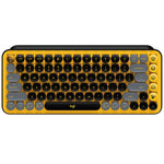 Logitech POP KEYS Mechanische Bluetooth-Tastatur mit runden Tasten