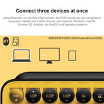 Logitech POP KEYS Mechanische Bluetooth-Tastatur mit runden Tasten