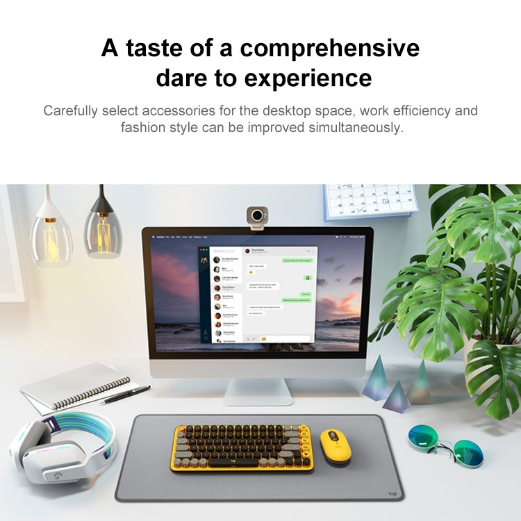 Logitech POP KEYS Mechanische Bluetooth-Tastatur mit runden Tasten