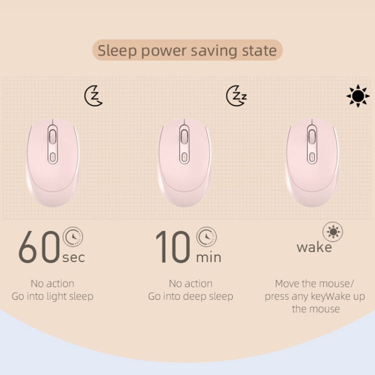 M107 4-Tasten 1600 DPI 2,4-GHz-Funkmaus, wiederaufladbar