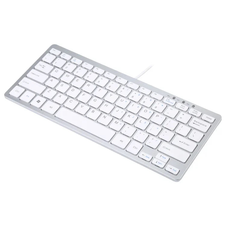 450 78-Tasten Ultradünne USB-Kabeltastatur