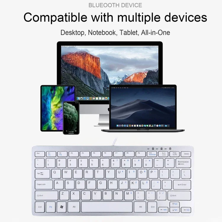 450 78-Tasten Ultradünne USB-Kabeltastatur