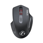 iMICE G-1800 Wiederaufladbare 4-Tasten-Funkmaus (1600 DPI, 2,4 GHz, leise) für Computer, PC und Laptop
