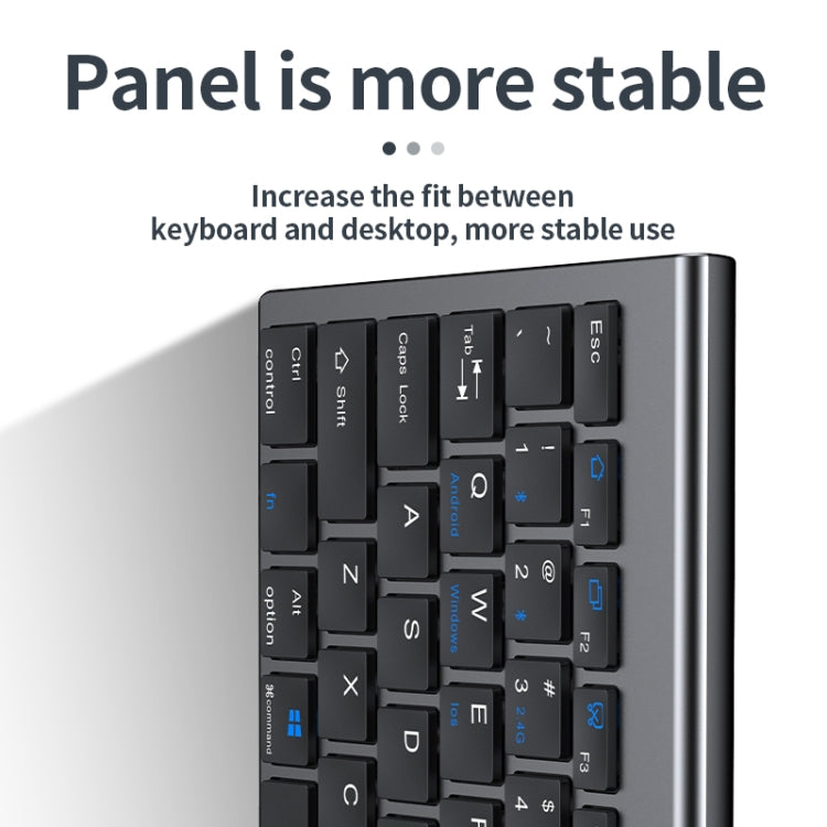 109 Kabellose Bluetooth-Tastatur mit drei Modi, Tastatur mit drei Modi