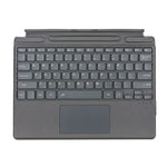 Lederhülle mit Bluetooth-Tastatur und Stiftfach für Microsoft Surface Pro 8 / Pro X Tablet