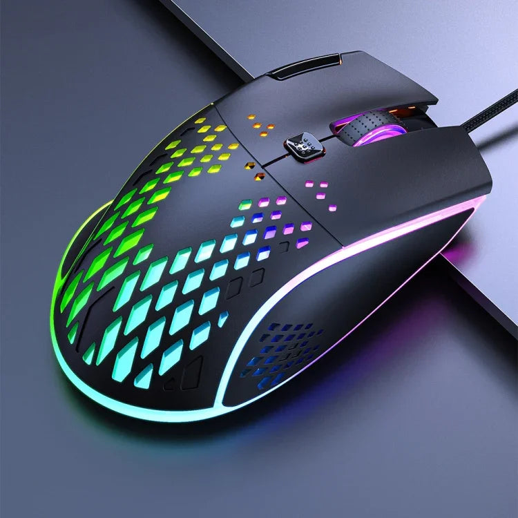 iMICE T97 Gaming-Maus RGB-LED-Beleuchtung USB 7 Tasten 7200 DPI Kabelgebundene Gaming-Maus