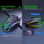 iMICE T97 Gaming-Maus RGB-LED-Beleuchtung USB 7 Tasten 7200 DPI Kabelgebundene Gaming-Maus