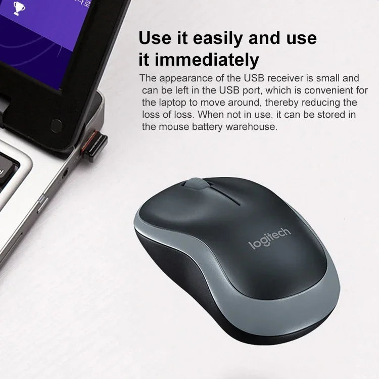 Logitech B175 3-Tasten 1000DPI 2,4GHz Kabellose optische Maus