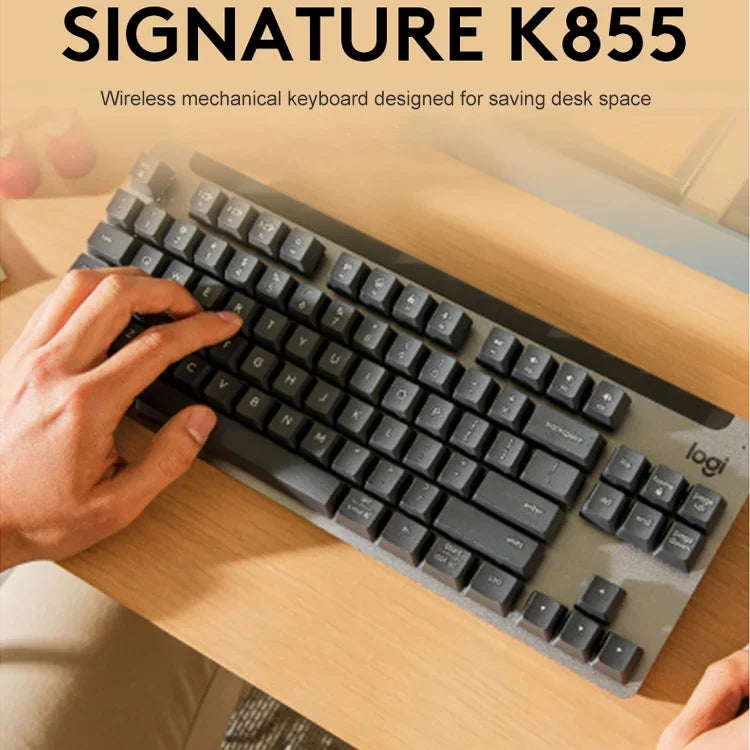 Logitech K855 Kabellose Bluetooth Dual-Modus Leise Mechanische Tastatur