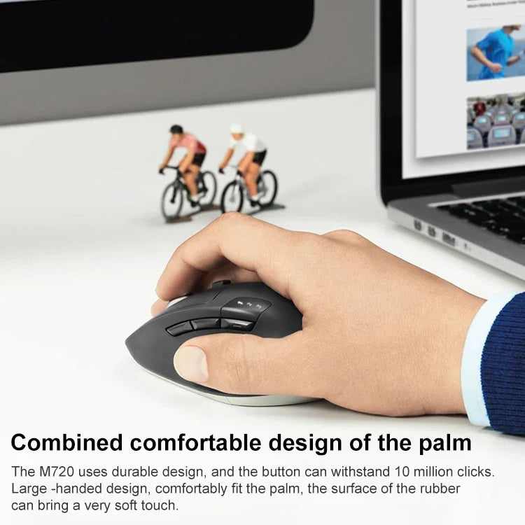 Logitech M720 1000DPI 2,4 GHz kabellose Bluetooth-Multimode-Maus
