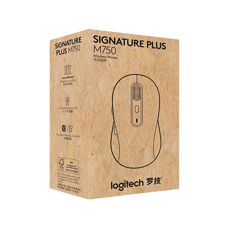 Logitech M750 2000DPI 2,4 GHz Kabellose Bluetooth Dual-Mode-Maus, M750